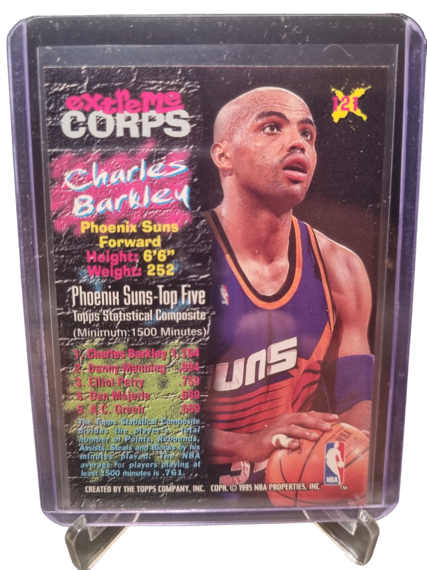 1995 Topps Stadium Club #121 Charles Barkley Extreme Corps