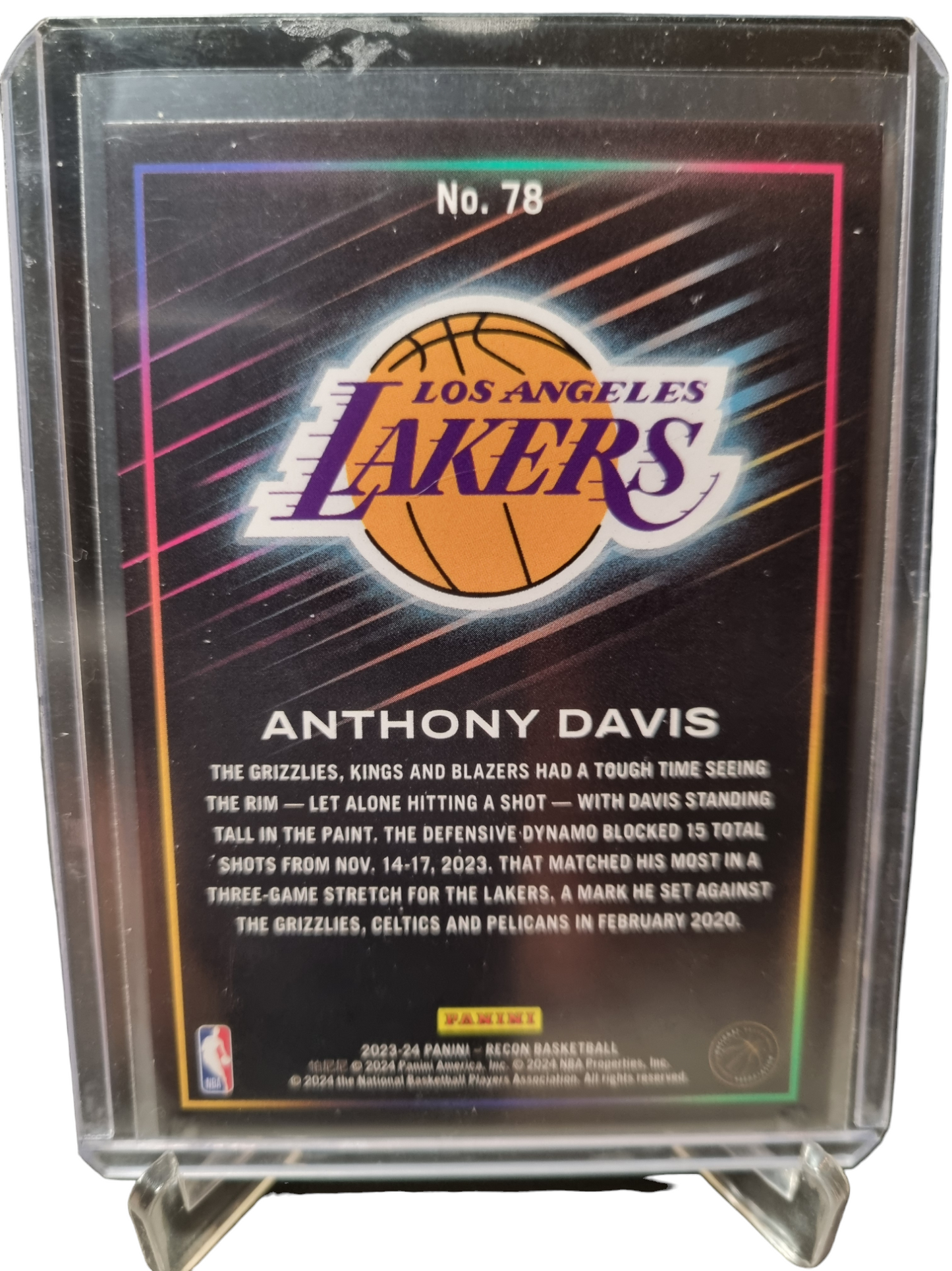 2023-24 Panini Revolution #78 Anthony Davis Red 041/199