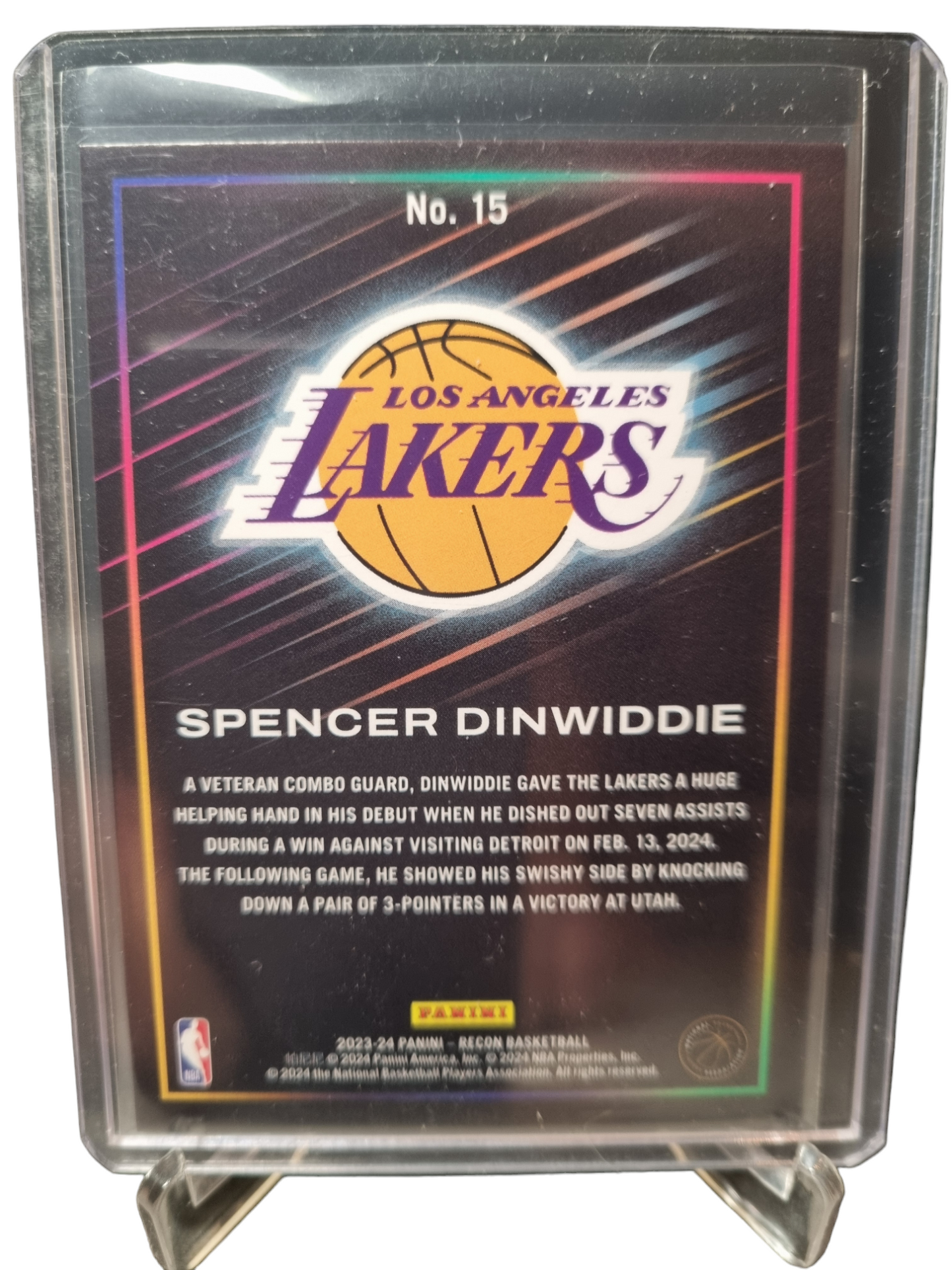 2023-24 Panini Recon #15 Spencer Dinwiddie Pink 57/75