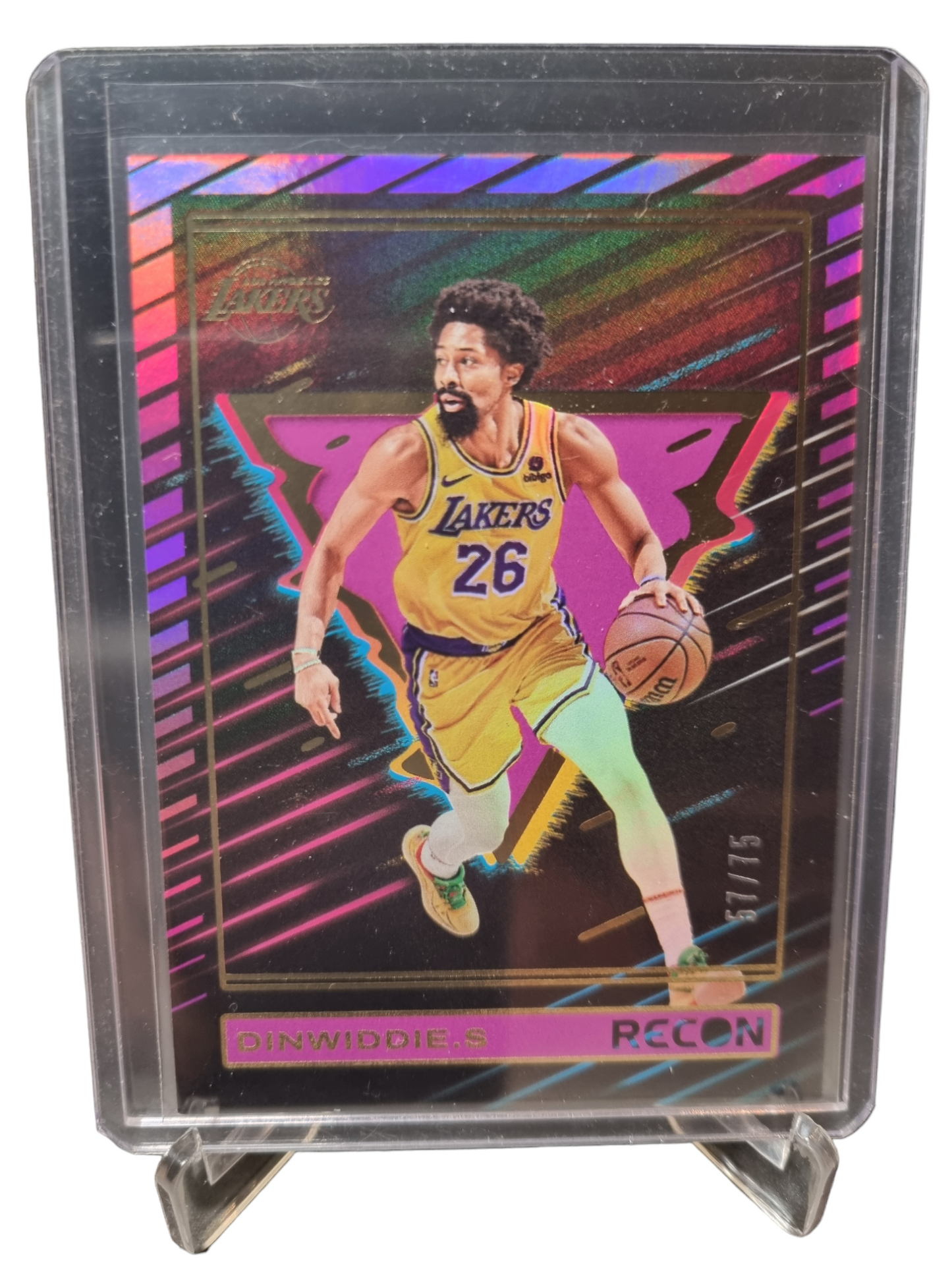 2023-24 Panini Recon #15 Spencer Dinwiddie Pink 57/75