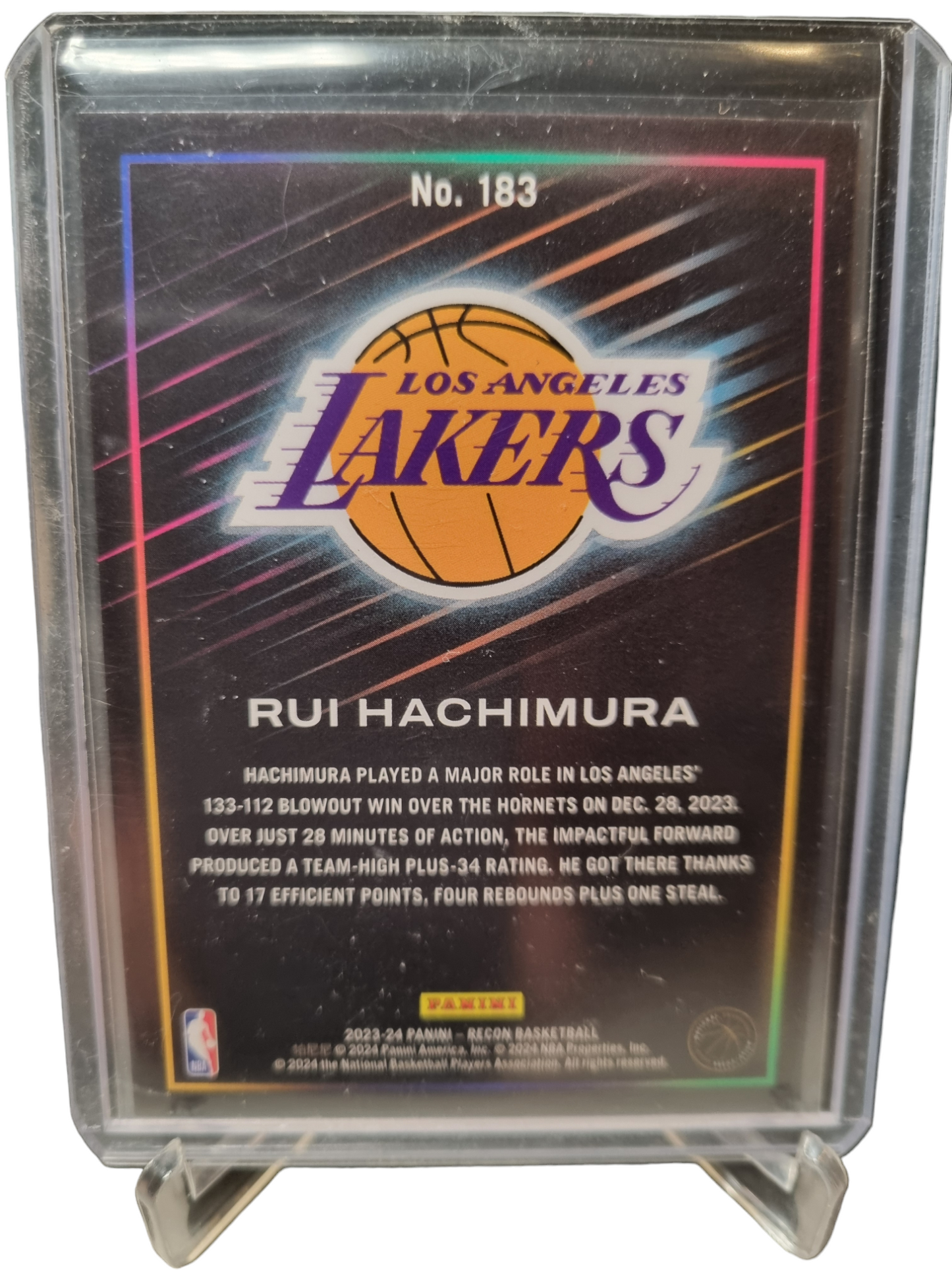 2023-24 Panini Recon #183 Rui Hachimura Silver Holo