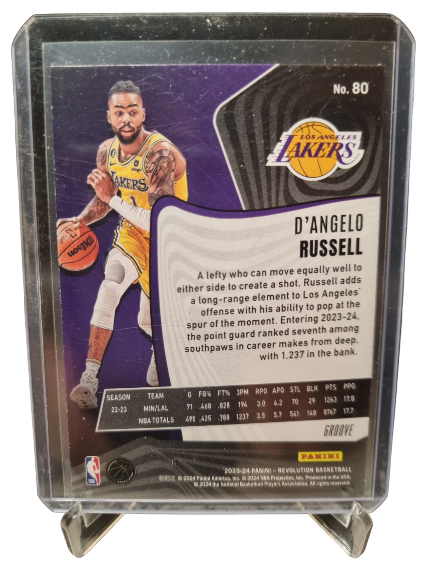 2023-24 Panini Revolution #80 D'Angelo Russell Groove