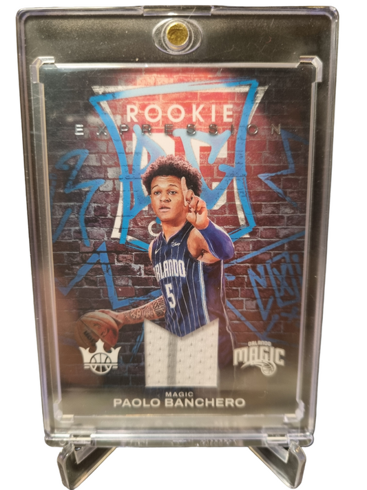 2022-23 Panini Court Kings #REM-PBM Paolo Banchero Rookie Card Rookie Expression Patch