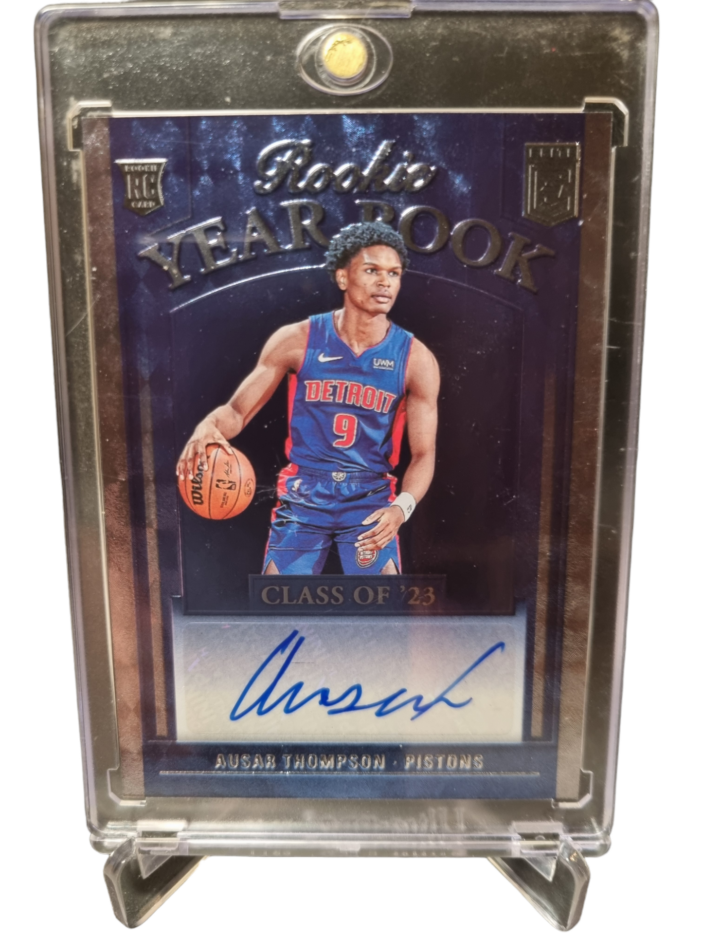 2023-24 Panini Donruss Elite #RYB-ATD Ausar Thompson Rookie Yearbook Autograph