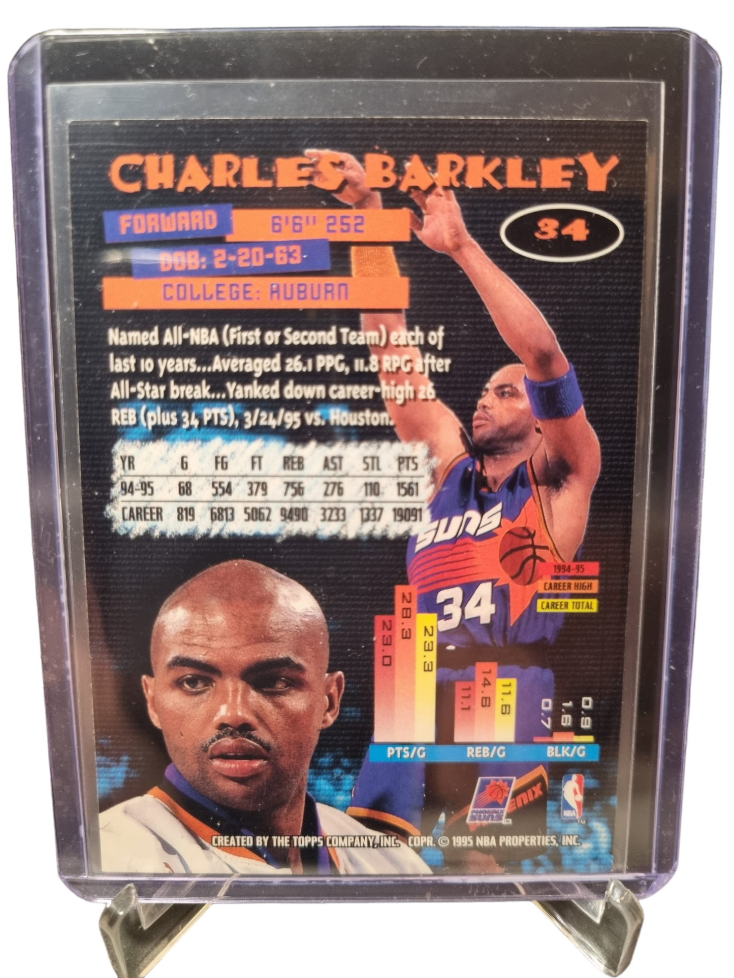 1995 Topps Stadium Club #34 Charles Barkley