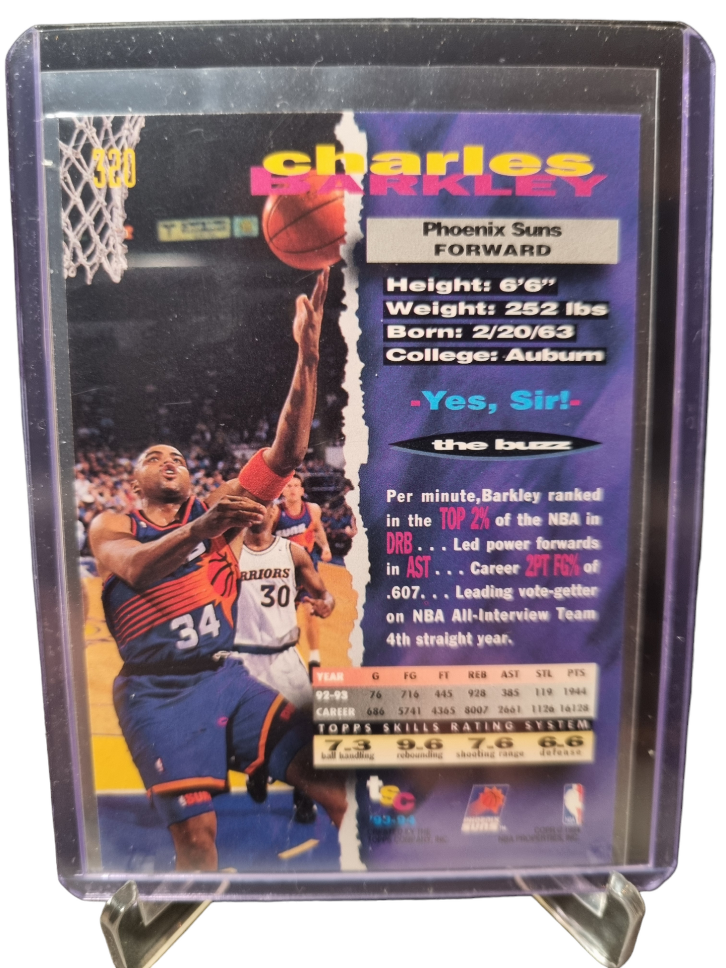 1993-94 Topps Stadium Club #320 Charles Barkley