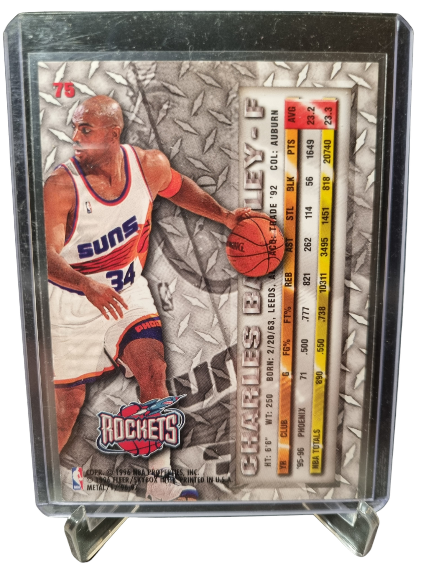 1996-97 Fleer Metal #76 Charles Barkley