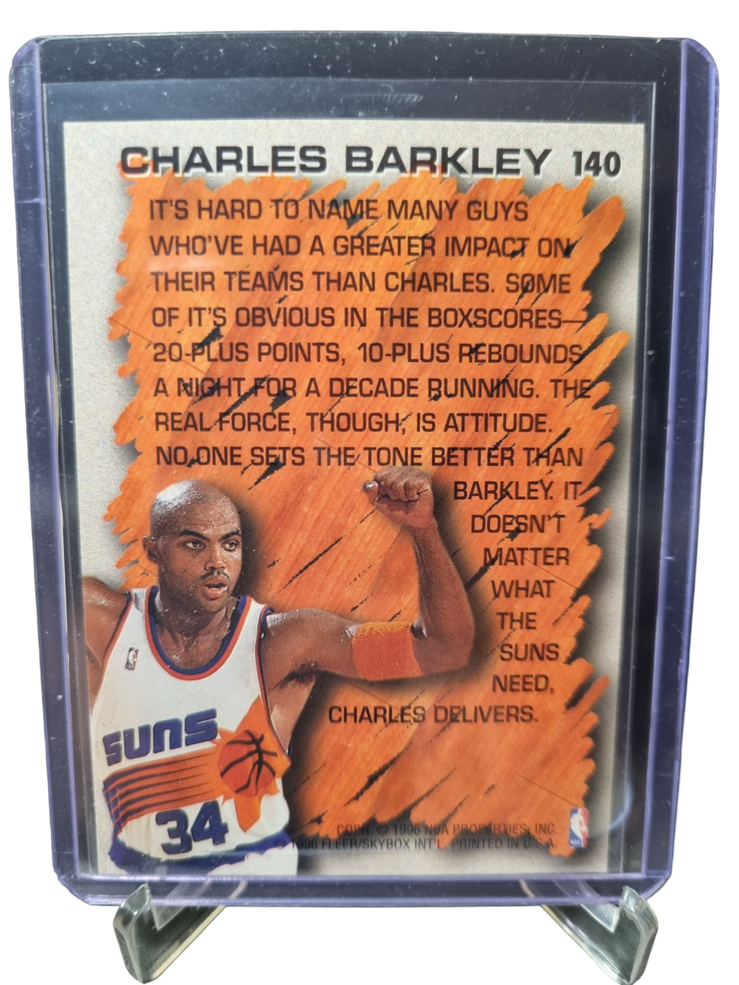 1996-97 Fleer #140 Charles Barkley Hardwood Leader