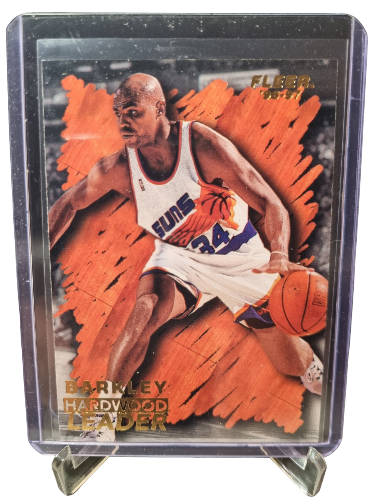 1996-97 Fleer #140 Charles Barkley Hardwood Leader