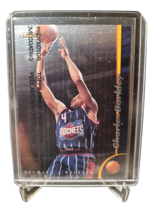 1998 Topps Finest #123 Charles Barkley With Protective Coating