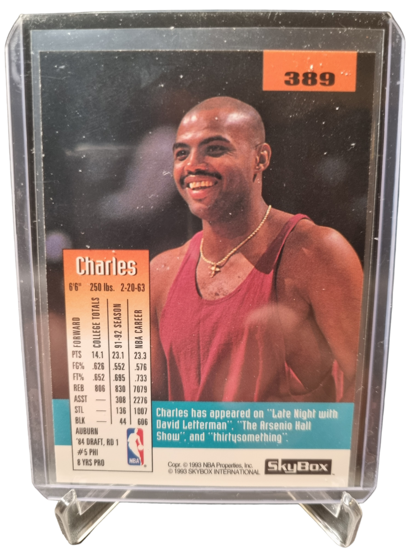 1993 Skybox #389 Charles Barkley