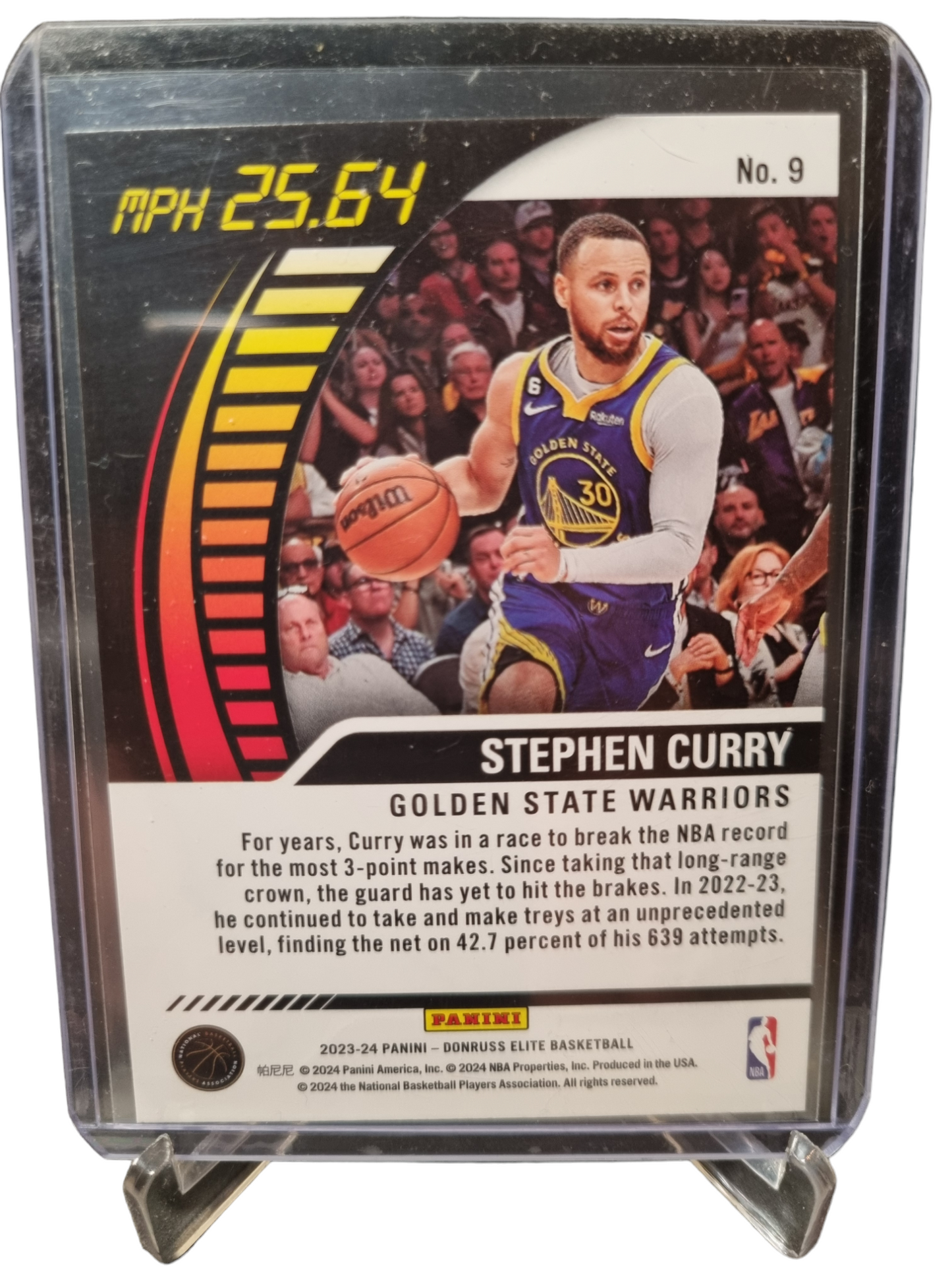 2023-24 Panini Donruss Elite #9 Stephen Curry Full Throttle