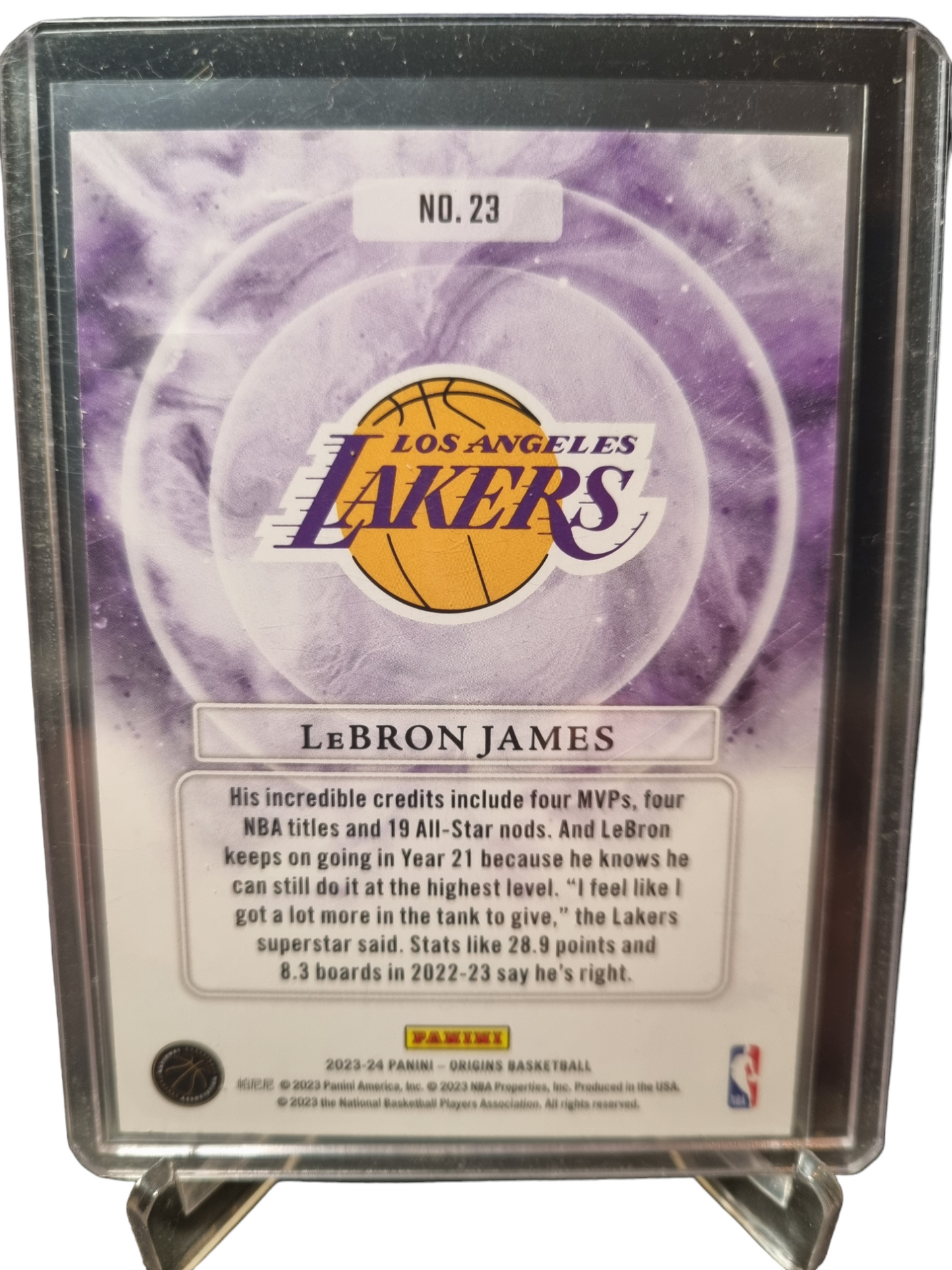 2023-24 Panini Origins #23 Lebron James Euphoria