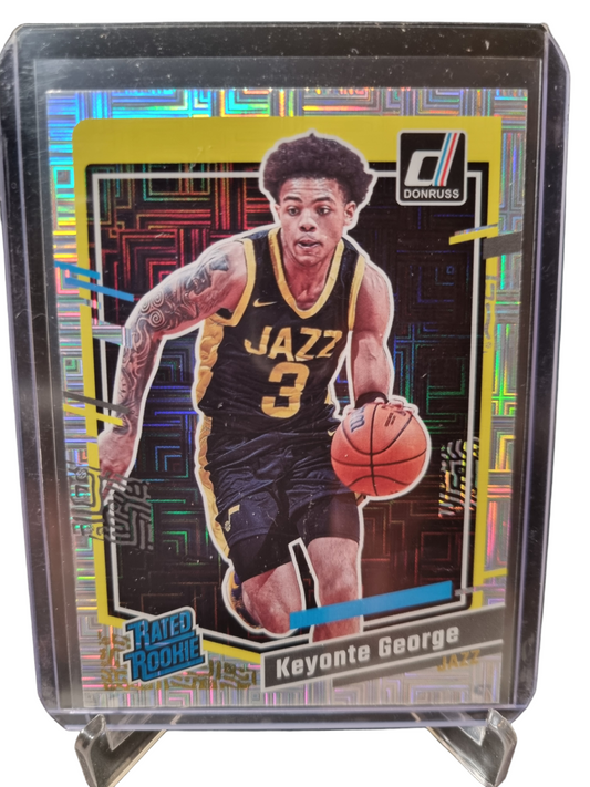 2023-24 Panini Donruss Choice #244 Keyonte George Rookie Card Rated Rookie Choice