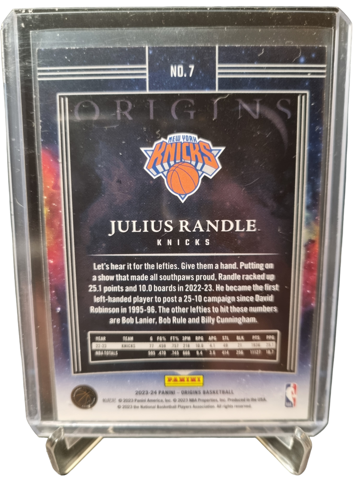 2023-24 Panini Origins #7 Julius Randle