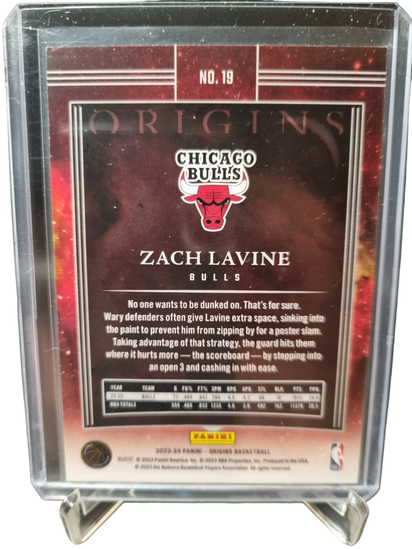 2023-24 Panini Origins #19 Zach Lavine