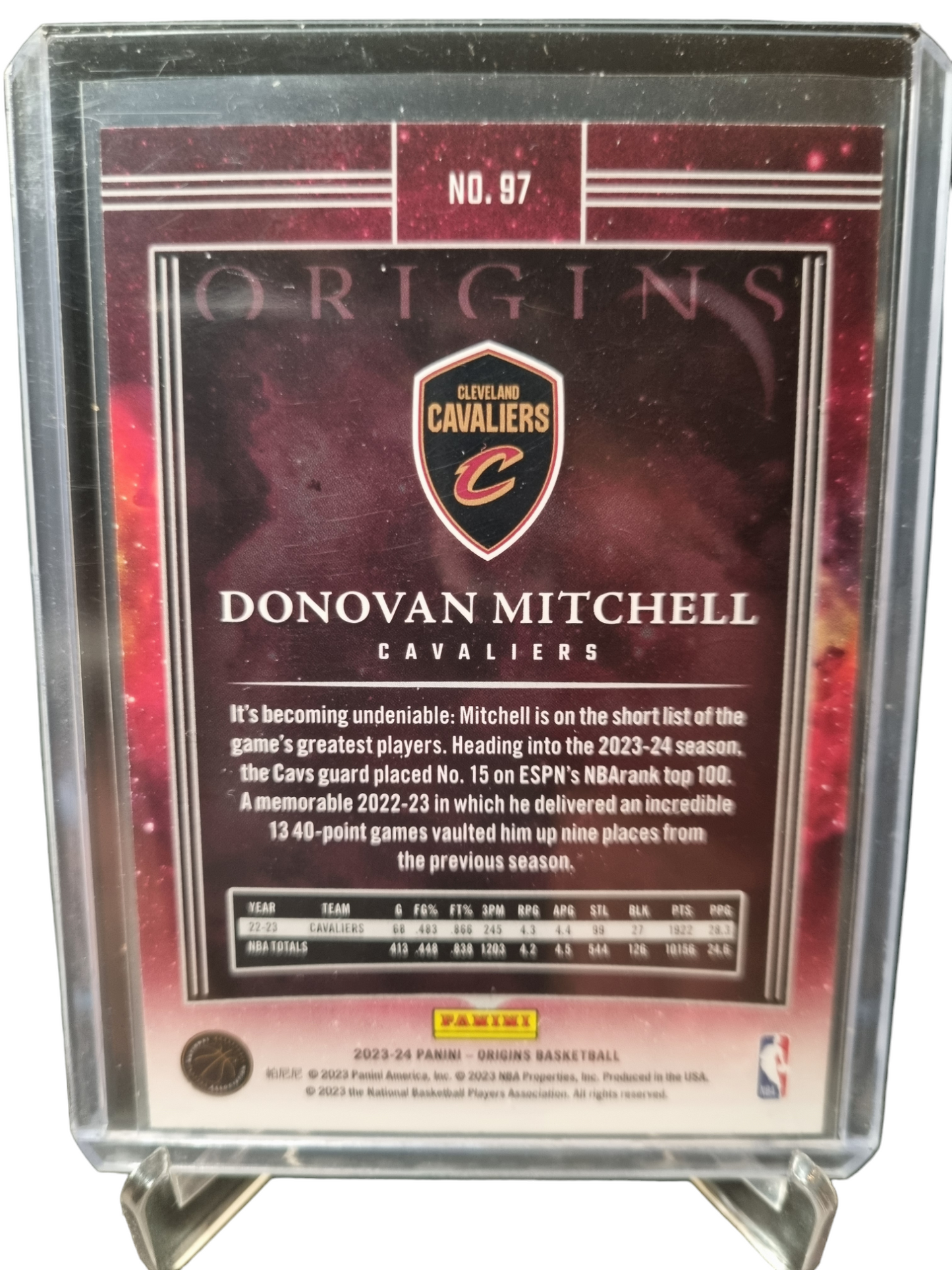 2023-24 Panini Origins #97 Donovan Mitchell