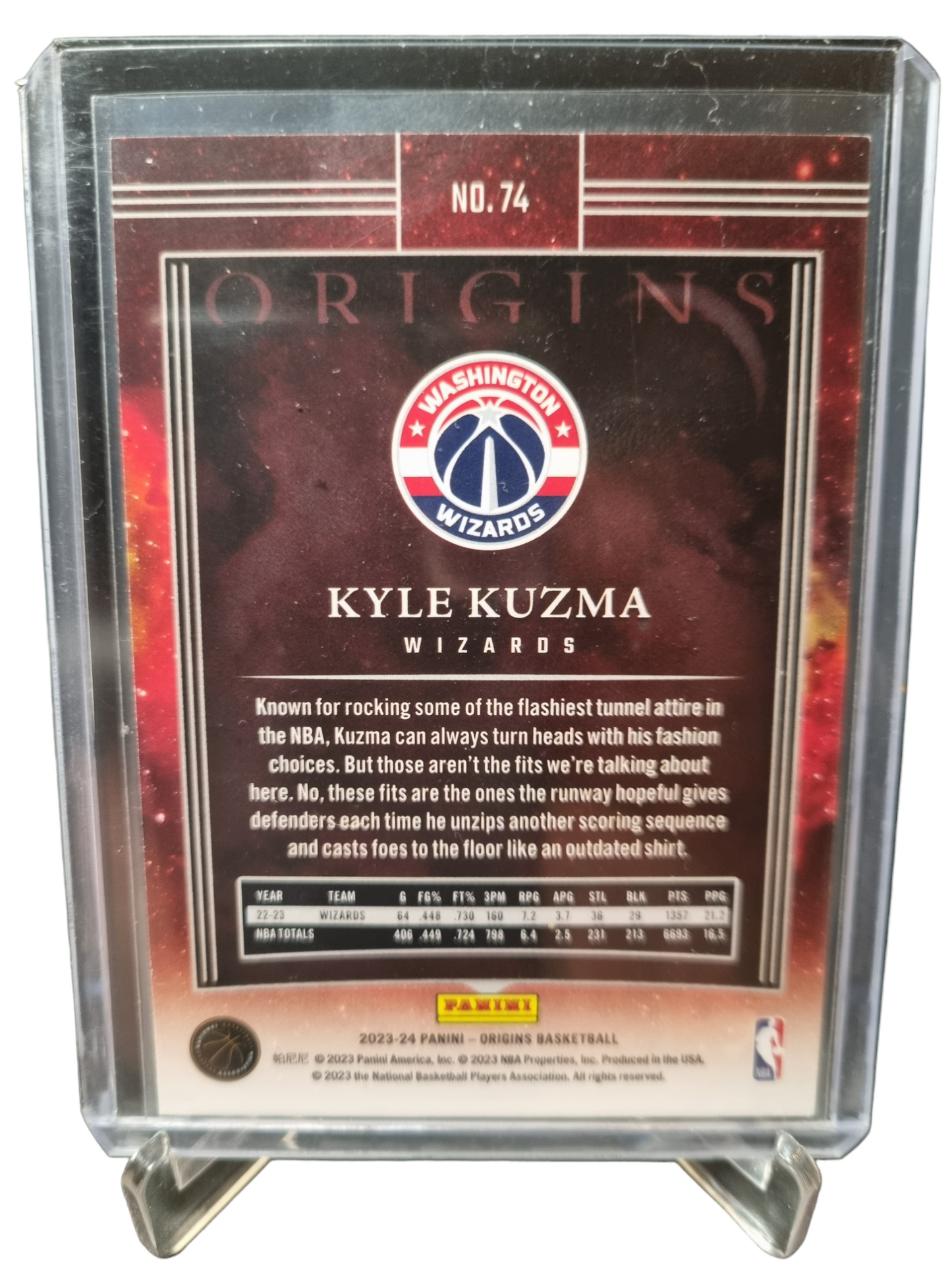 2023-24 Panini Origins #74 Kyle Kazuma