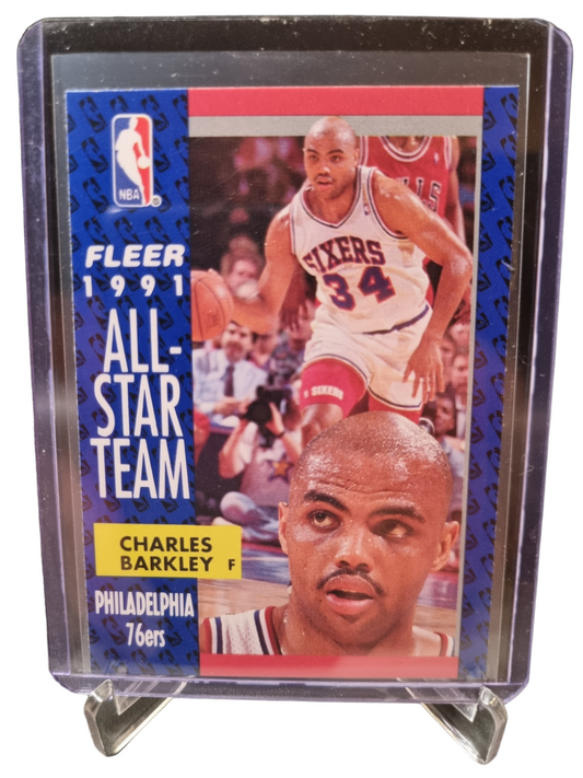 1991 Fleer #213 Charles Barkley All-Star Team