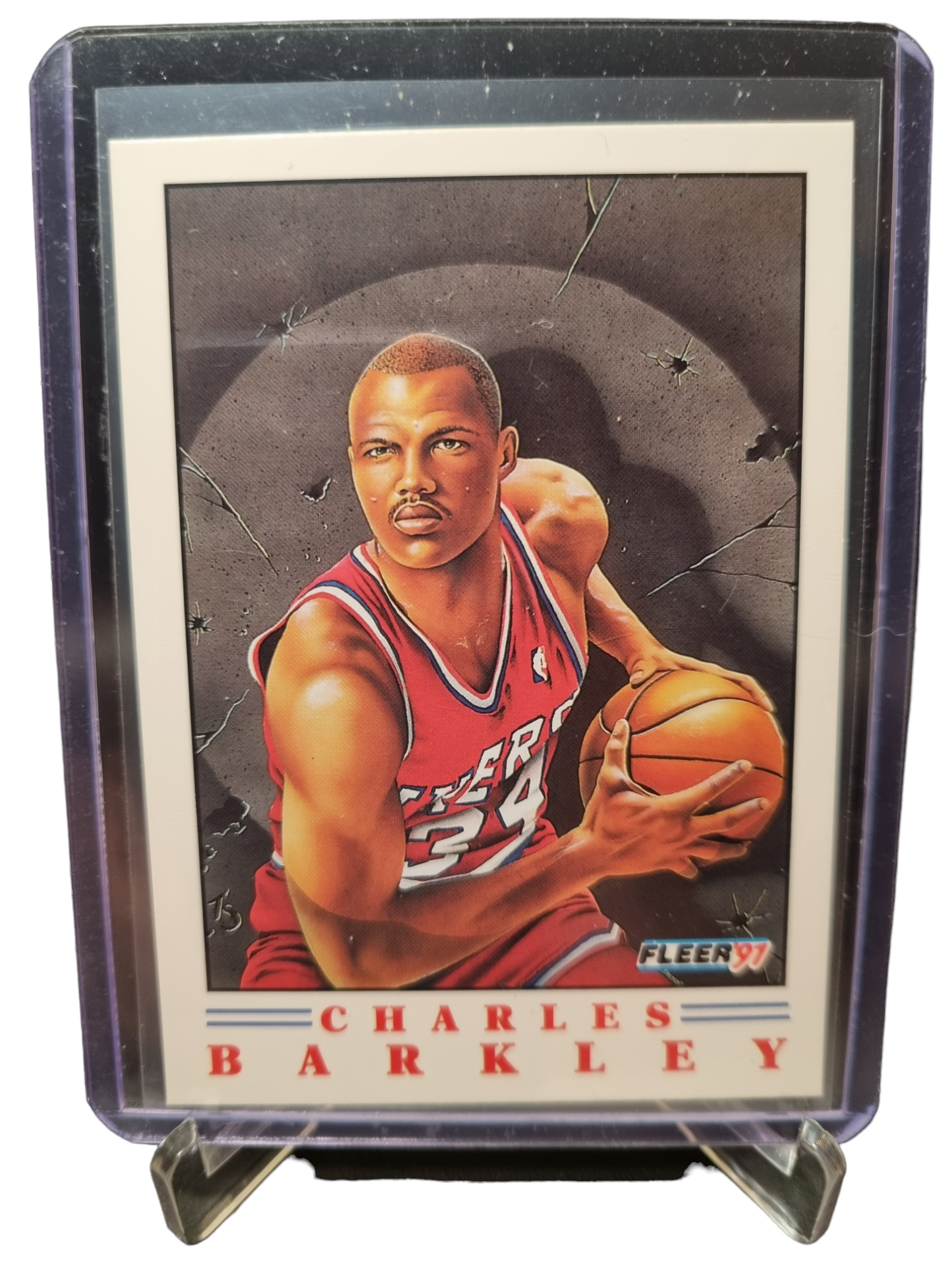 1991 Fleer #3 of 6 Charles Barkley Illustration