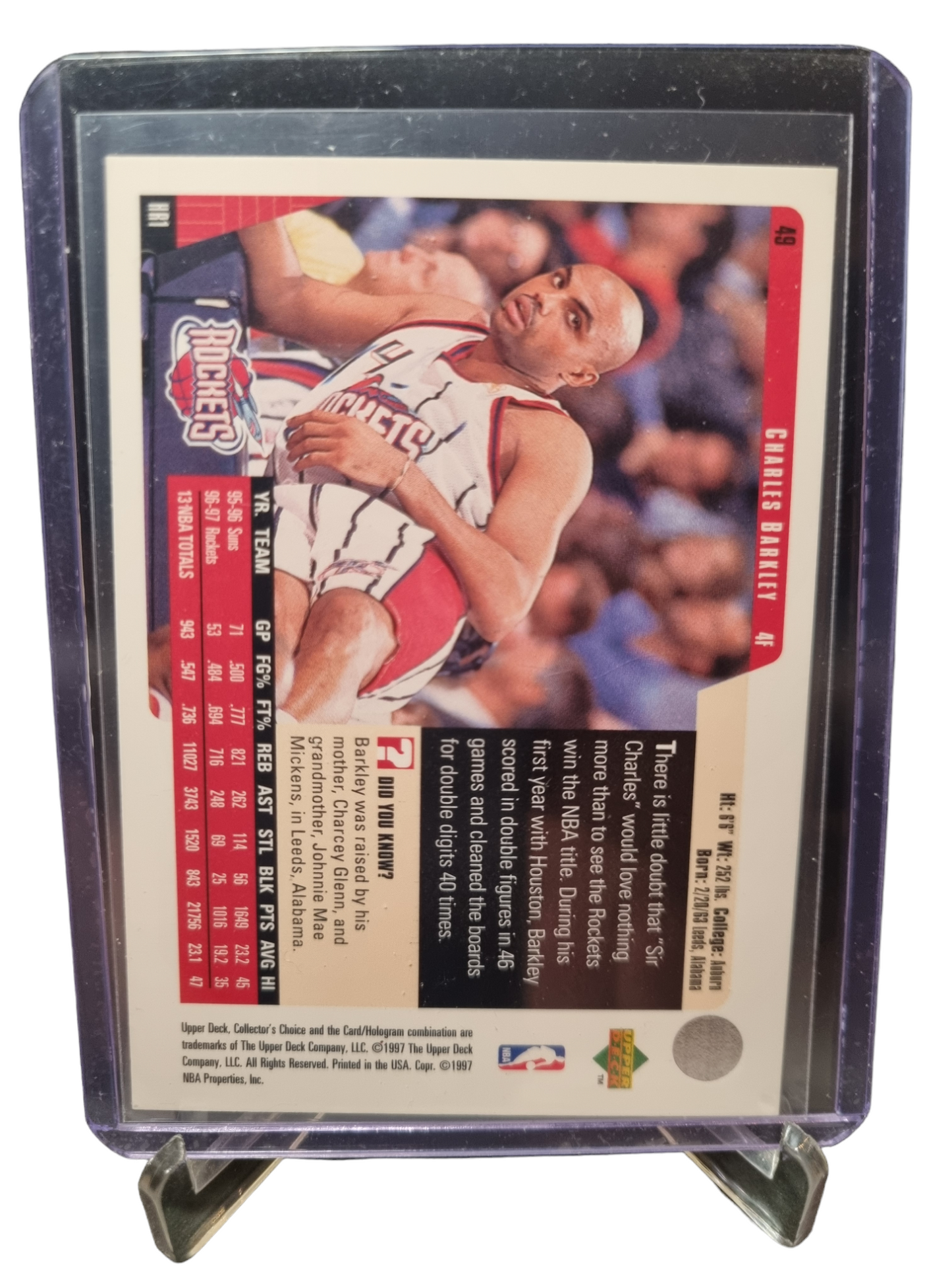 1997 Upper Deck #48 Charles Barkley