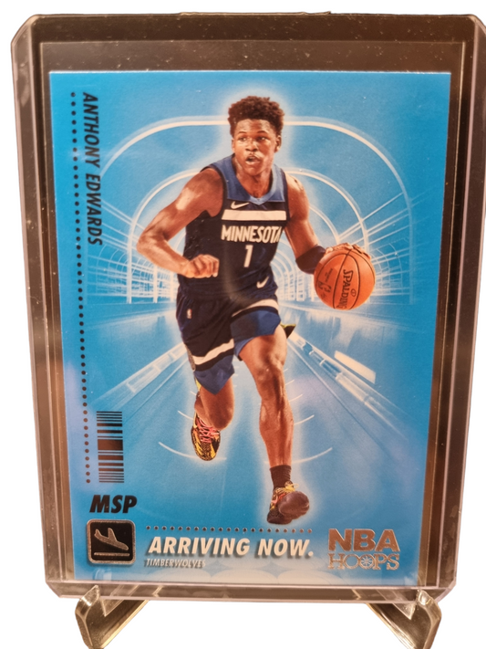 2020-21 Panini Hoops #SS-19 Anthony Edwards Rookie Card Arriving Now