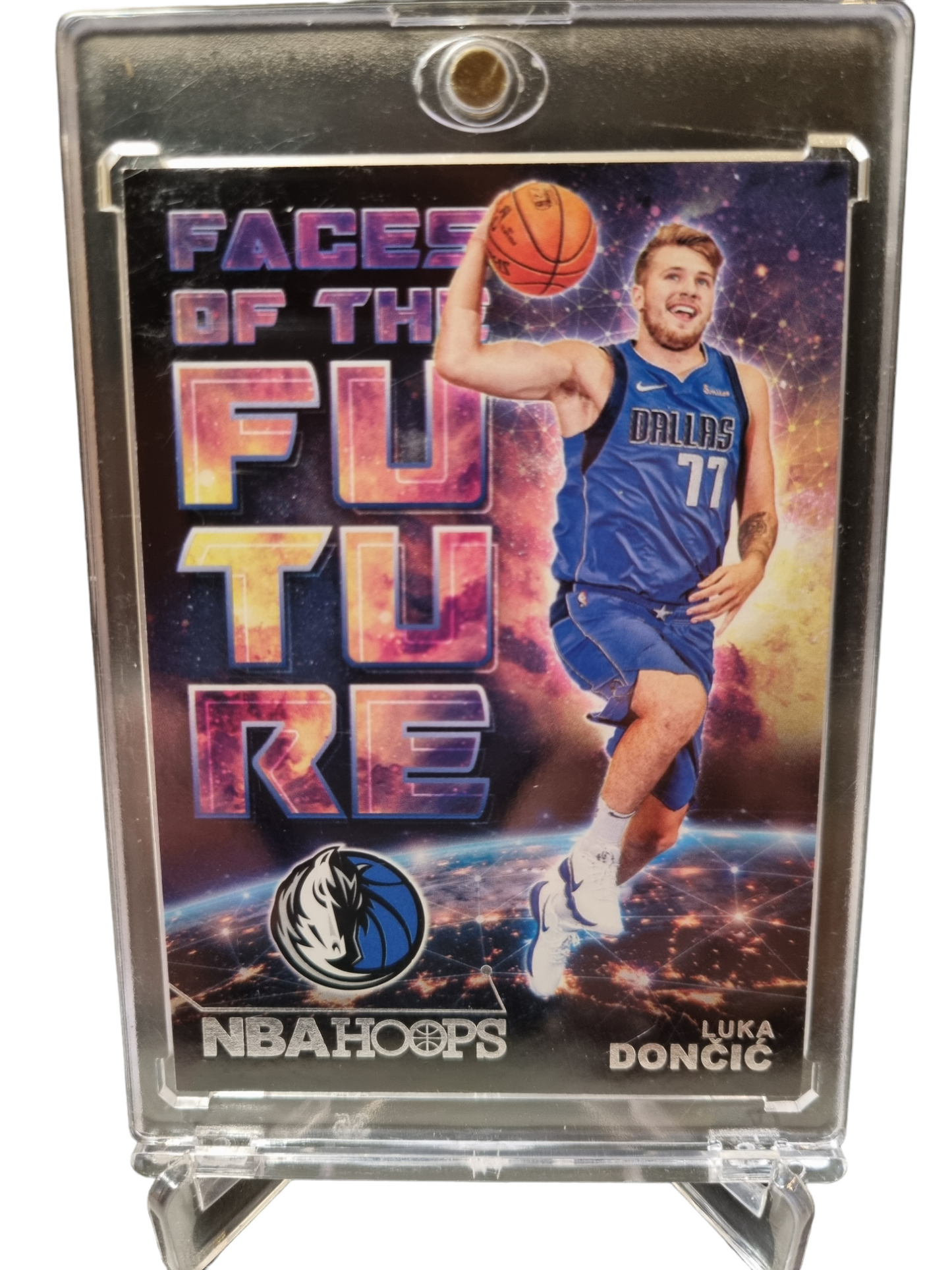 2018 Panini Hoops #3 Luka Doncic Rookie Card Faces Of The Future