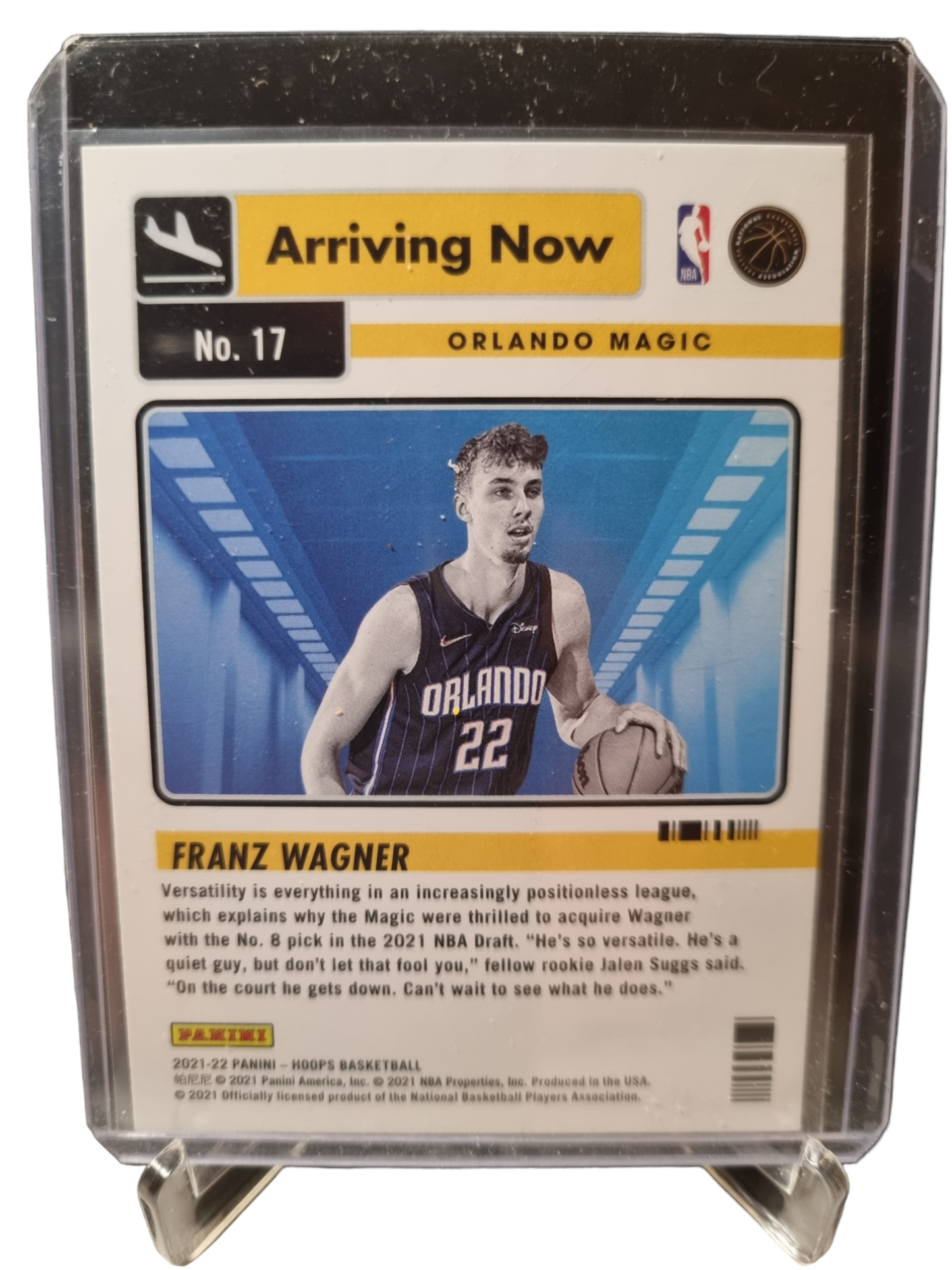 2021-22 Panini Hoops #17 Franz Wagner Rookie Card Arriving Now