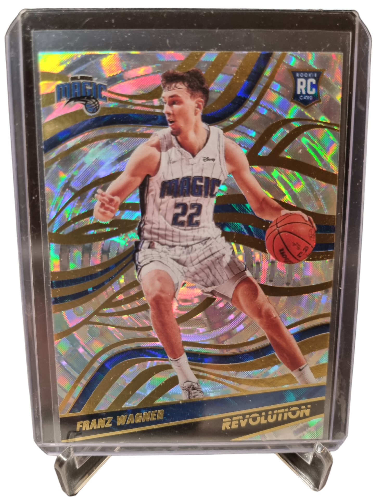 2021-22 Panini Revolution #146 Franz Wagner Rookie Card Fractal