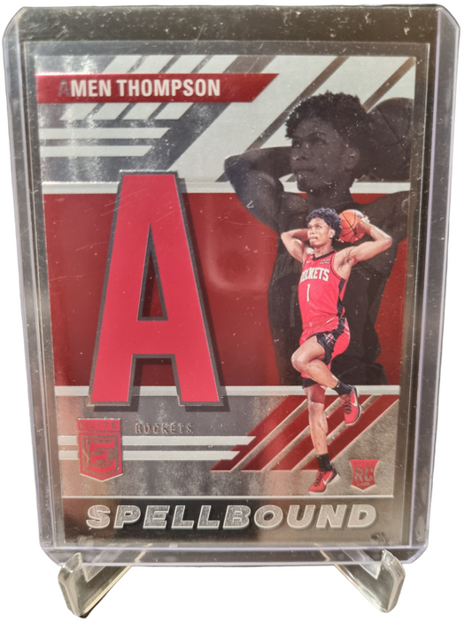 2023-24 Panini Donruss Elite #16 Amen Thompson Rookie Card Spellbound A