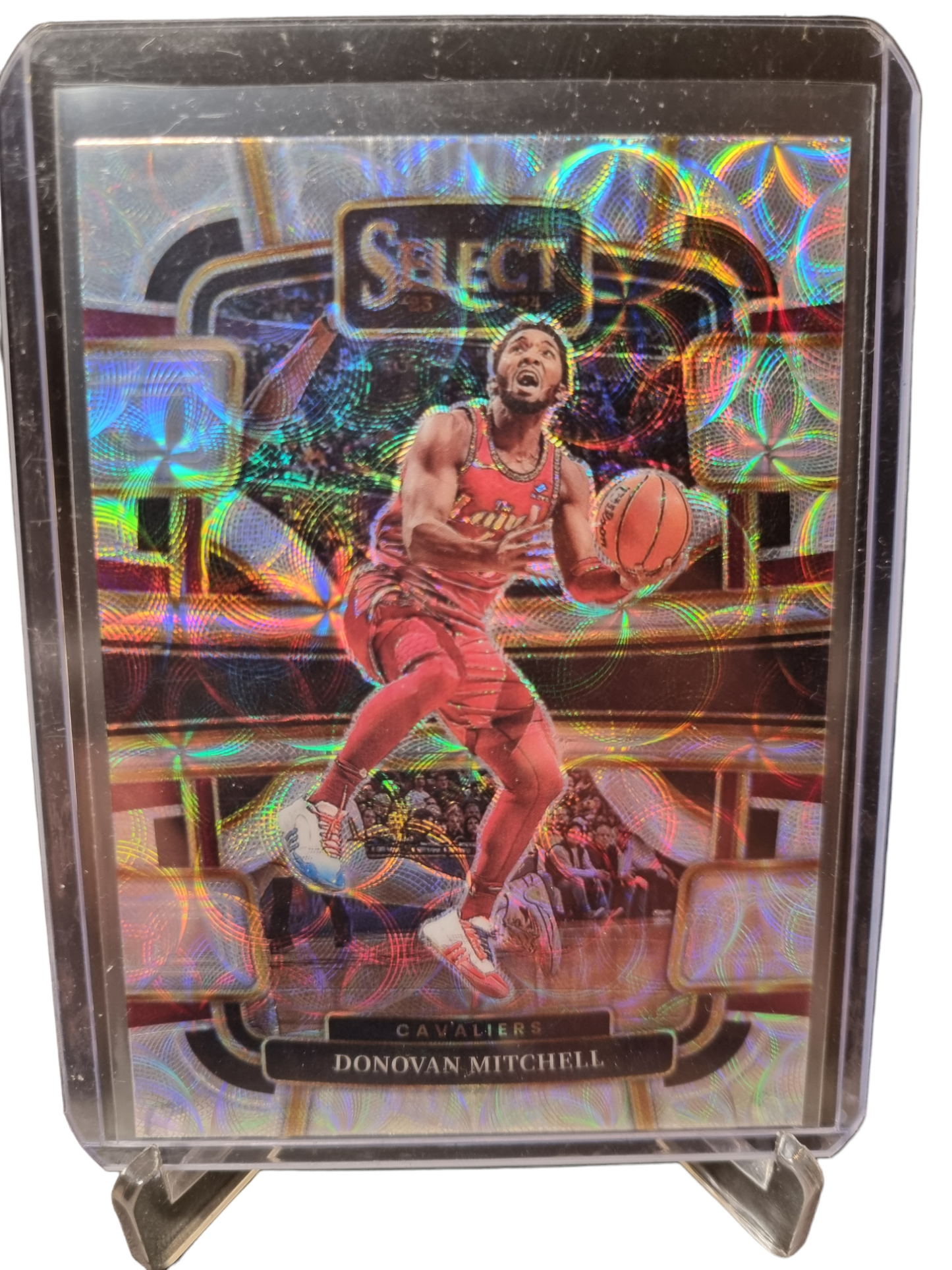 2023-24 Panini Select #38 Donovan Mitchell Scope Silver Prizm