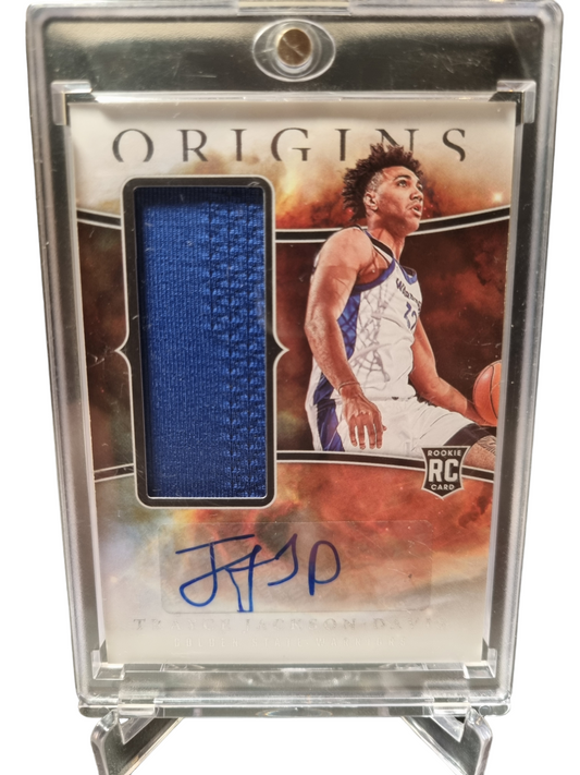 2023-24 Panini Origins #RJA-TJD Trayce Jackson-Davis Rookie Card RPA Patch Autograph