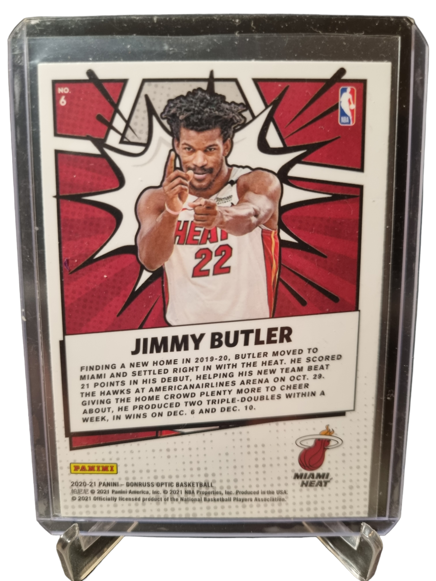 2020-21 Panini Donruss Optic #6 Jimmy Butler My House