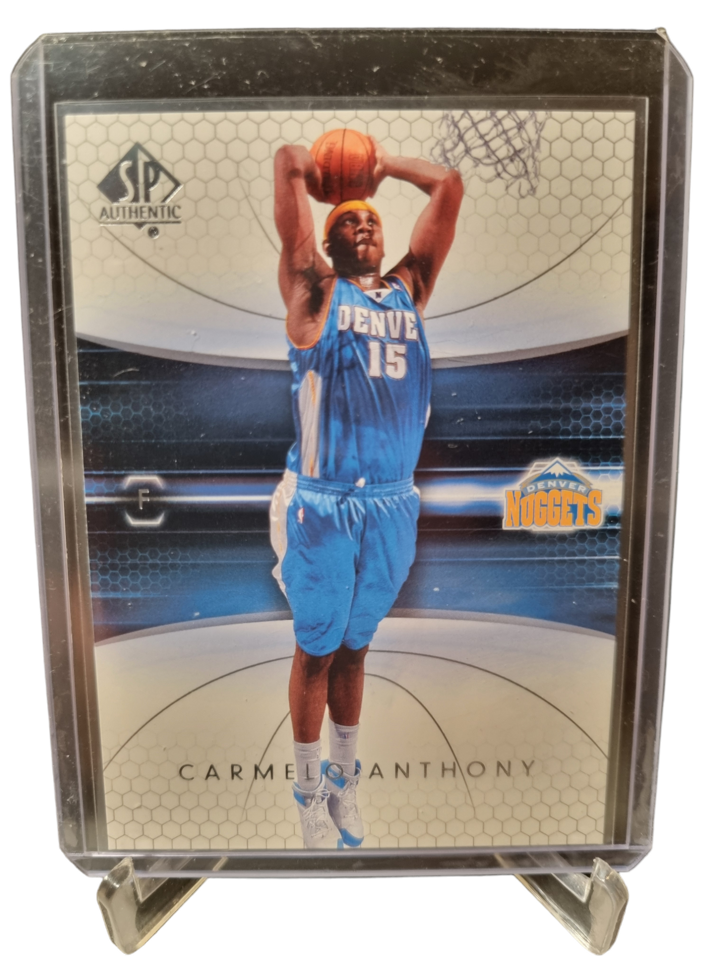 2005 Upper Deck #19 Carmelo Anthony SP Authentic