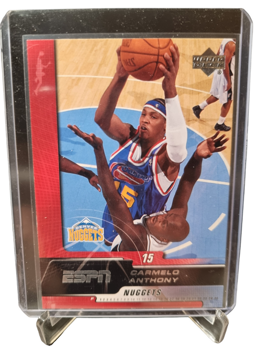 2005 Upper Deck #19 Carmelo Anthony ESPN