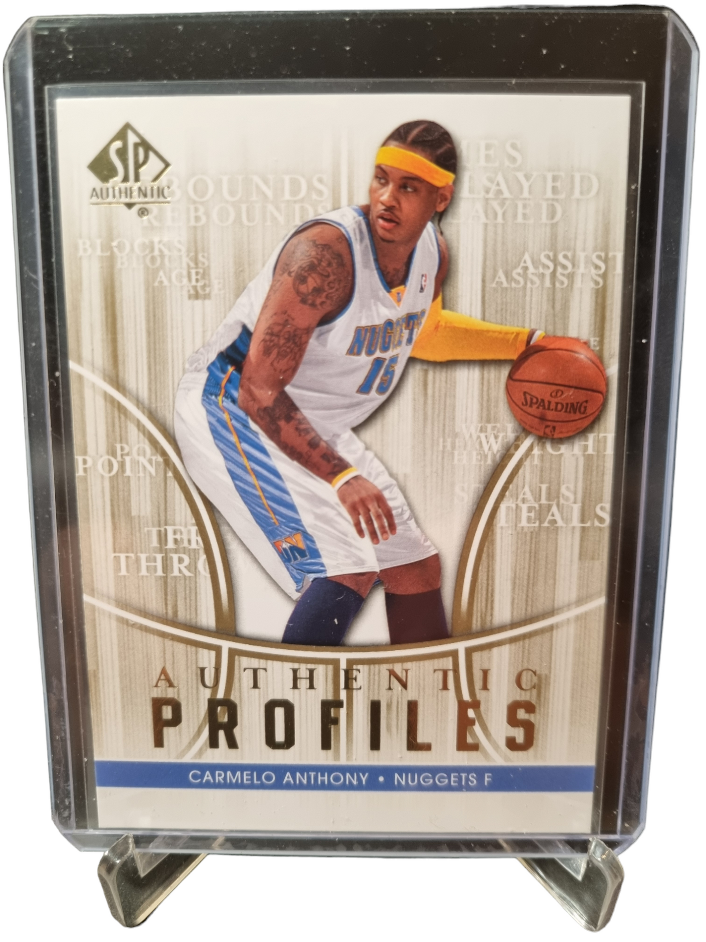 2008-09 Upper Deck #AP-33 Carmelo Anthony SP Authentic Profiles