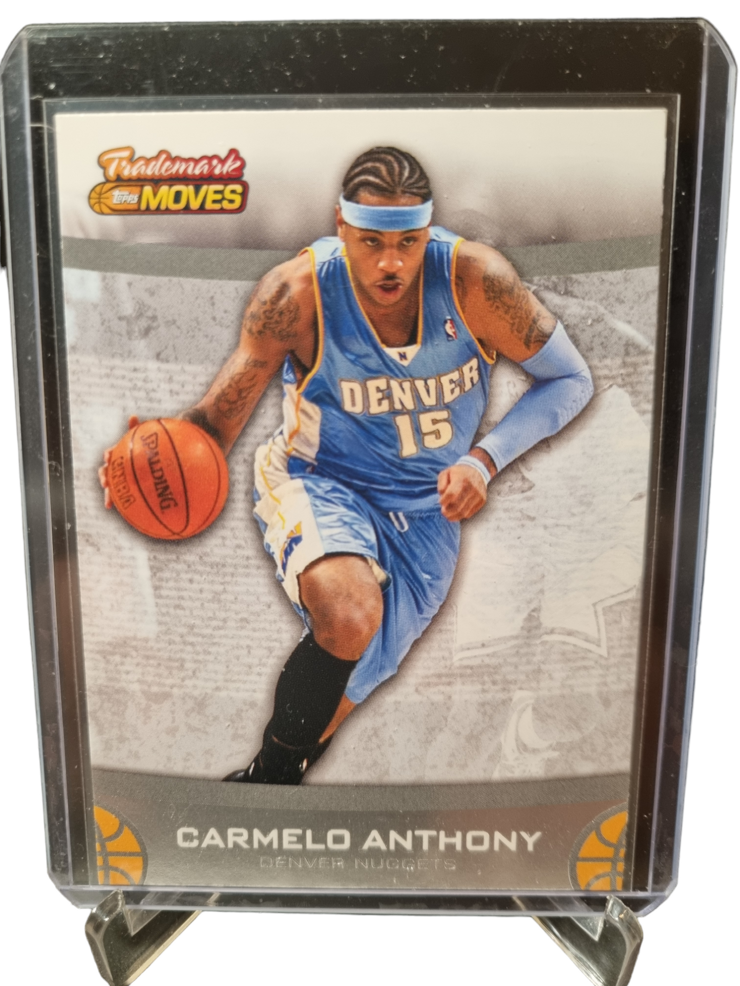 2007 Topps #15 Carmelo Anthony Trademark Moves