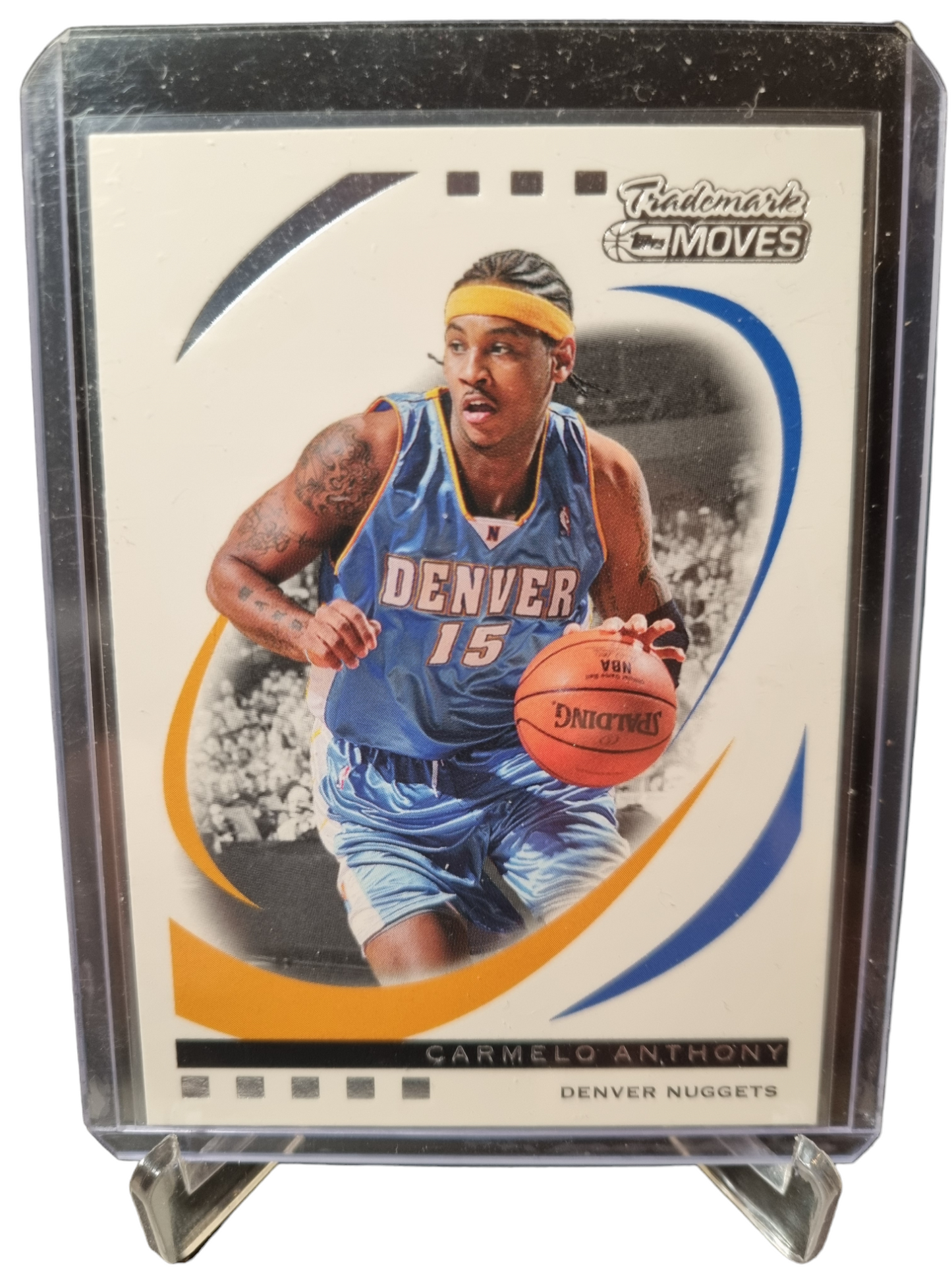 2007 Topps #77 Carmelo Anthony Trademark Moves