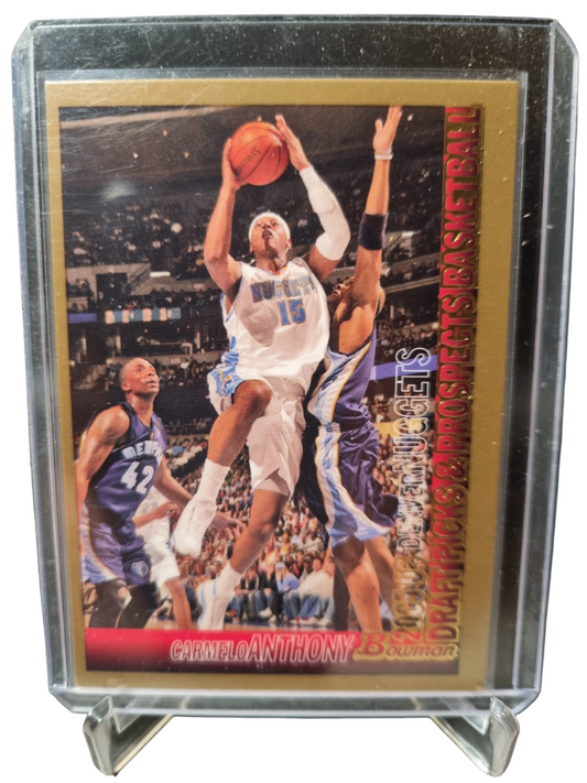 2005 Topps #80 Carmelo Anthony Bowmans Best Draft Picks and Prospects