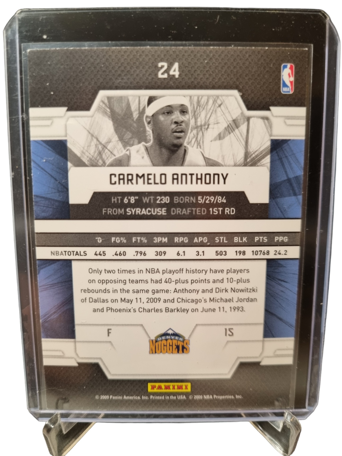 2009 Panini Elite #24 Carmelo Anthony