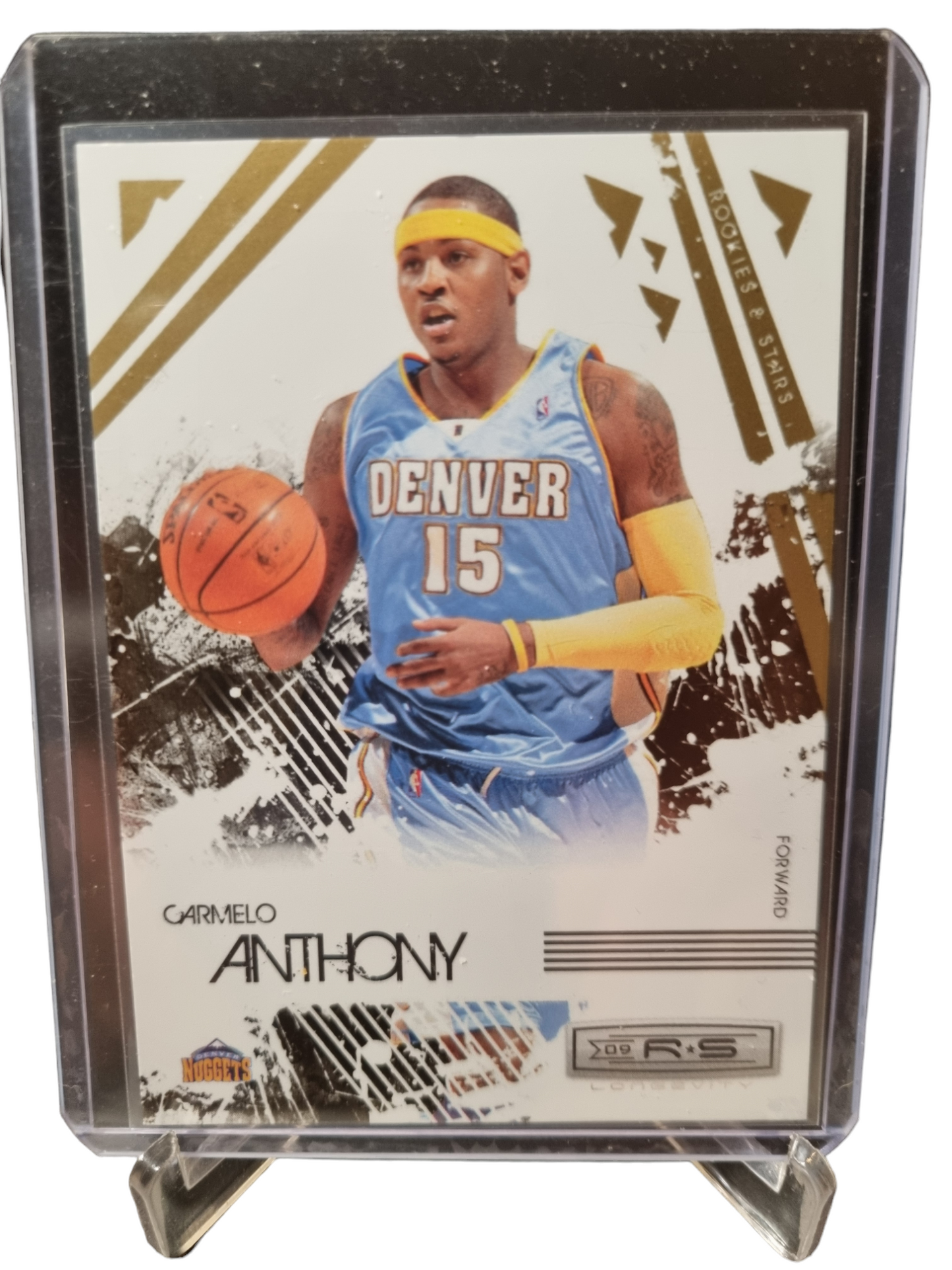 2009 Panini R.S #22 Carmelo Anthony Rookies and Stars Gold Foil