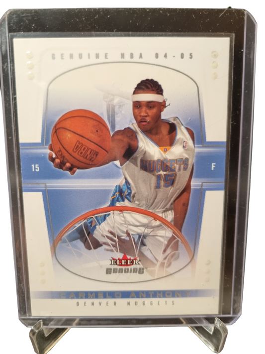 2004-05 Fleer #91 Carmelo Anthony Fleer Genuine