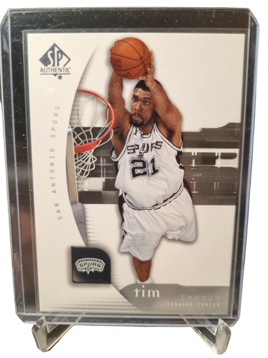 2005 Upper Deck #77 Tim Duncan SP Authentic