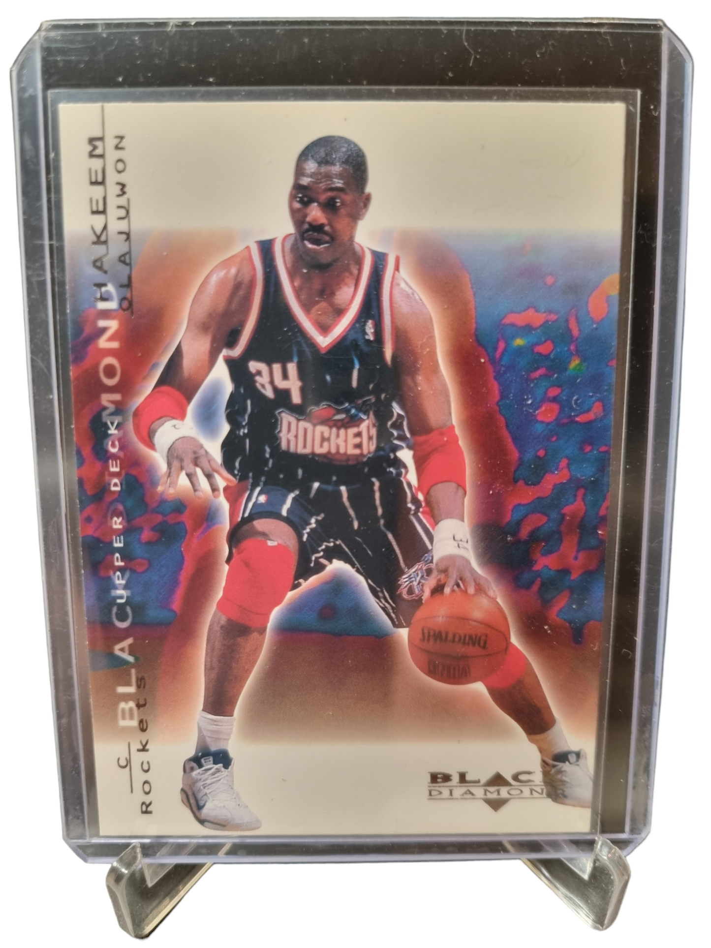 2001 Upper Deck #29 Hakeem Olajuwon Black Diamond