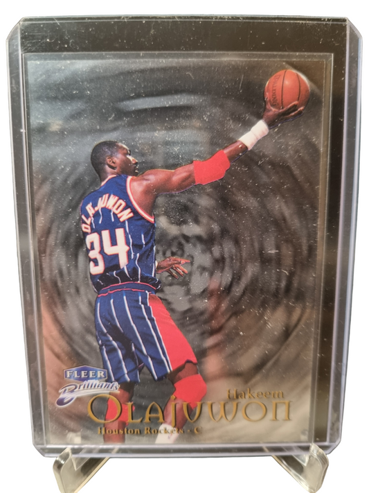 1998-99 Fleer #91 Hakeem Olajuwon Fleer Brilliants