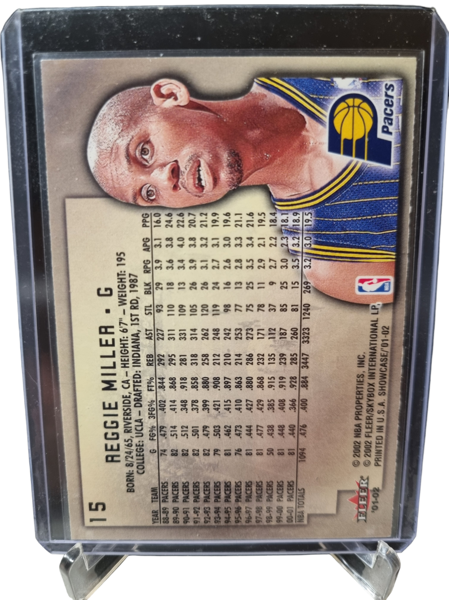 2001-02 Fleer #15 Reggie Miller