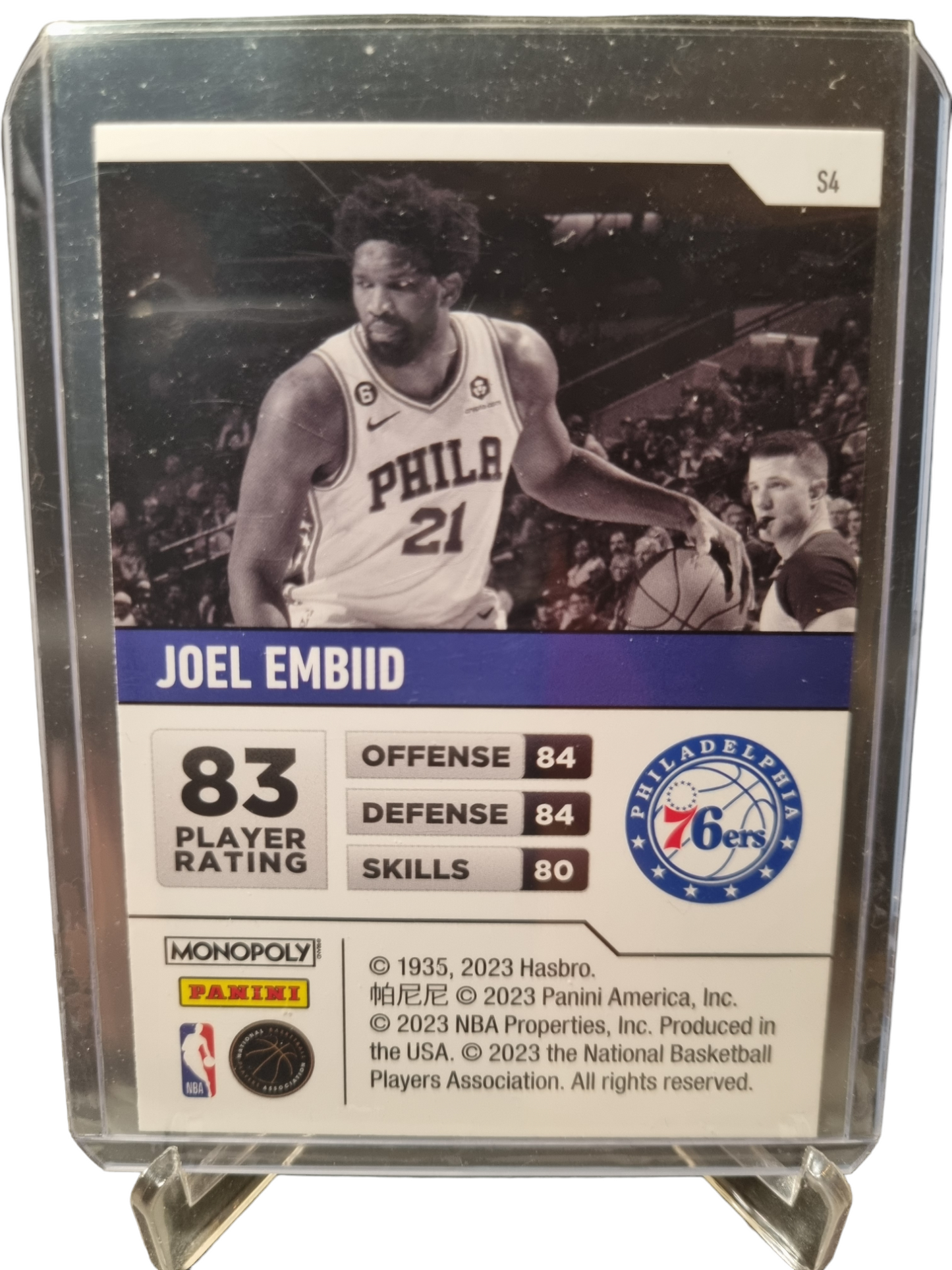 2022-23 Panini Prizm #S4 Joel Embiid Monopoly