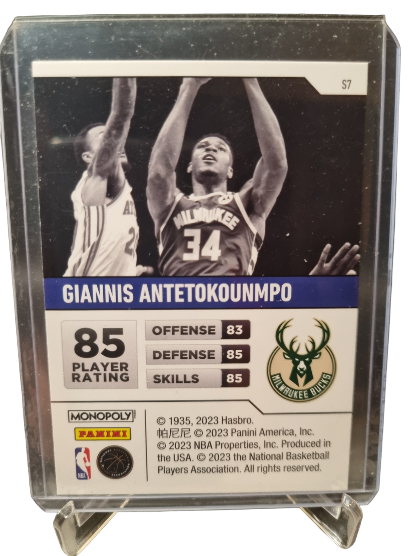 2022-23 Panini Prizm #S7 Giannis Antetokounmpo Monopoly