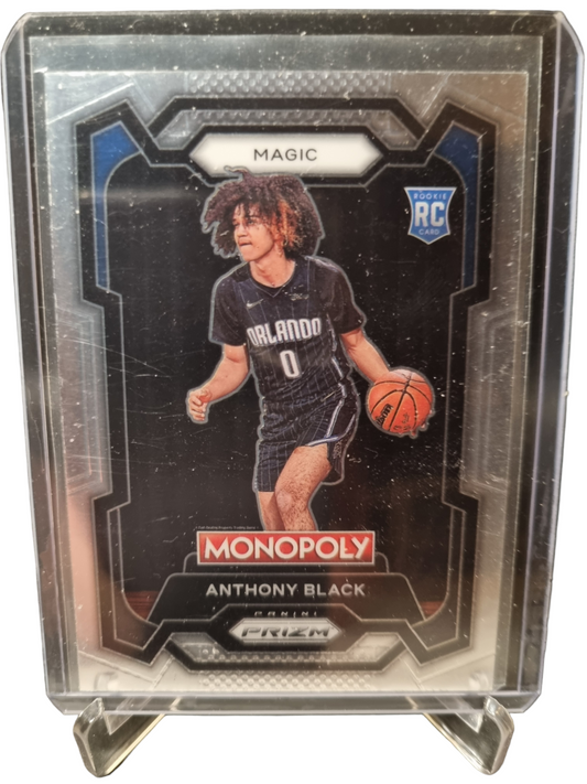 2023-24 Panini Prizm #66 Anthony Black Rookie Card Monopoly