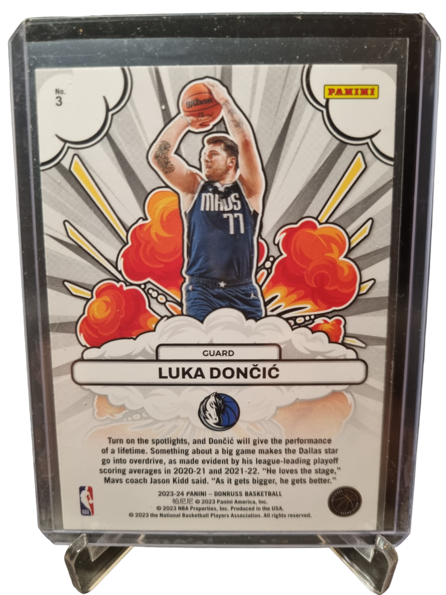 2023-24 Panini Donruss #3 Luka Doncic Bomb Squad